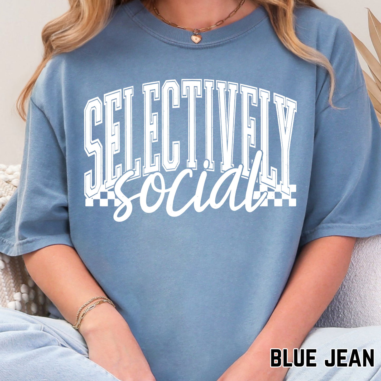 Selectively Social - Single Color DTF Transfer - 0644