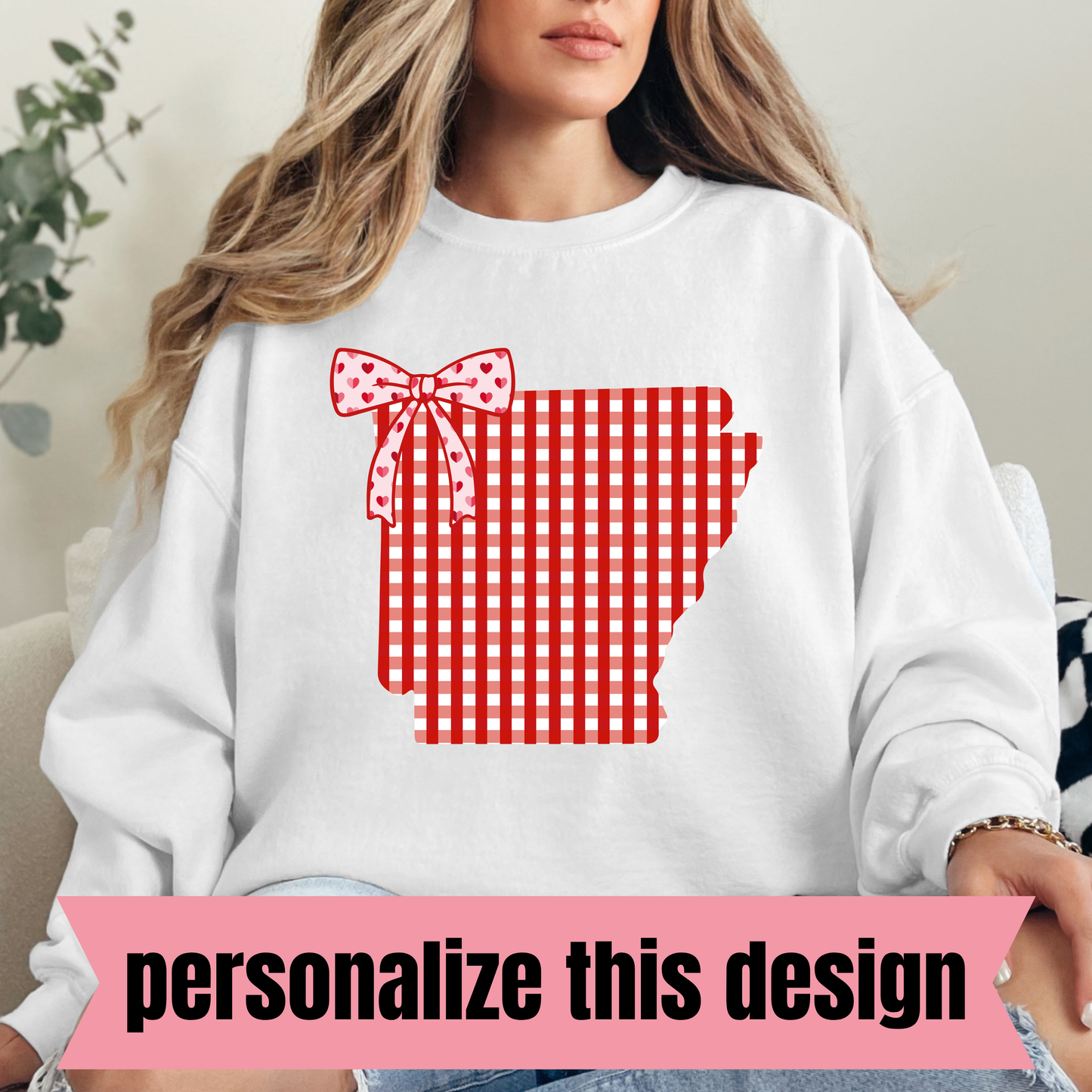 **PERSONALIZED CUSTOM** Valentine States - DTF Transfer