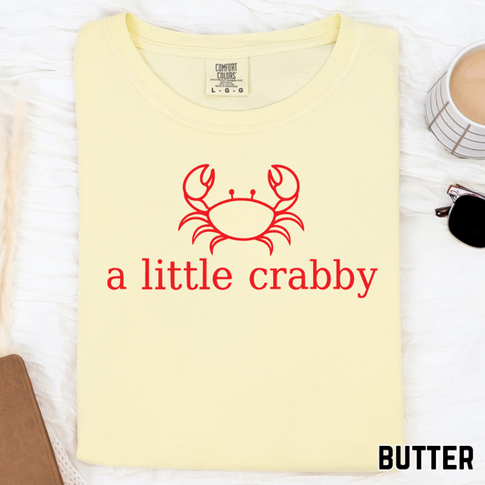 A Little Crabby - Single Color DTF Transfer - 0624