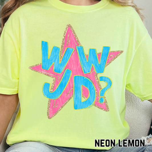 WWJD - Full Color DTF Transfer - 0658
