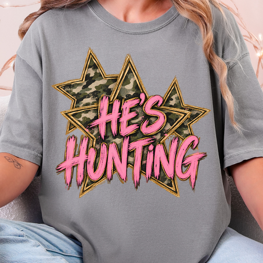 He's Hunting - Full Color DTF Transfer - 0922