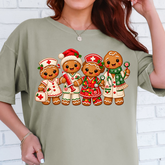 Medical Gingerbread Cookies - Full Color DTF Transfer - 0986