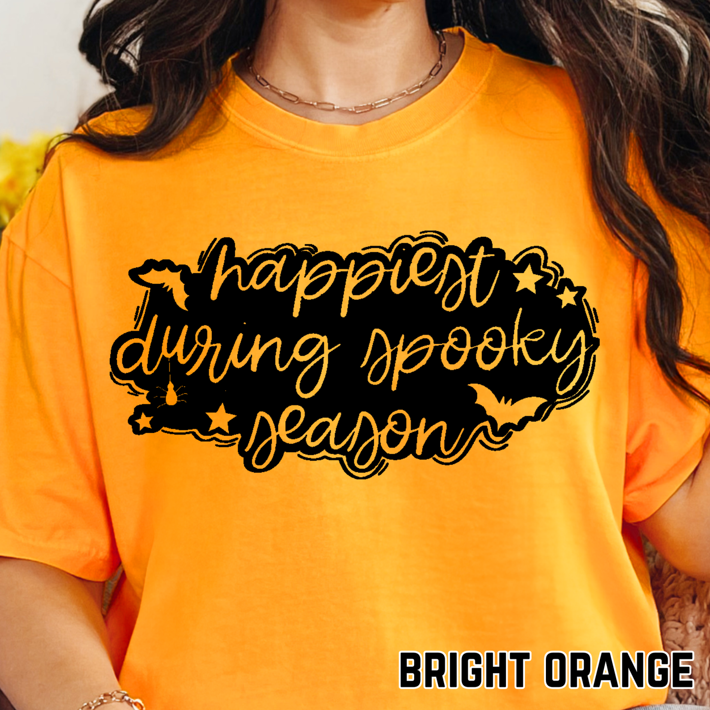 Happiest when it's Spooky Season - Single Color DTF Transfer - 0624