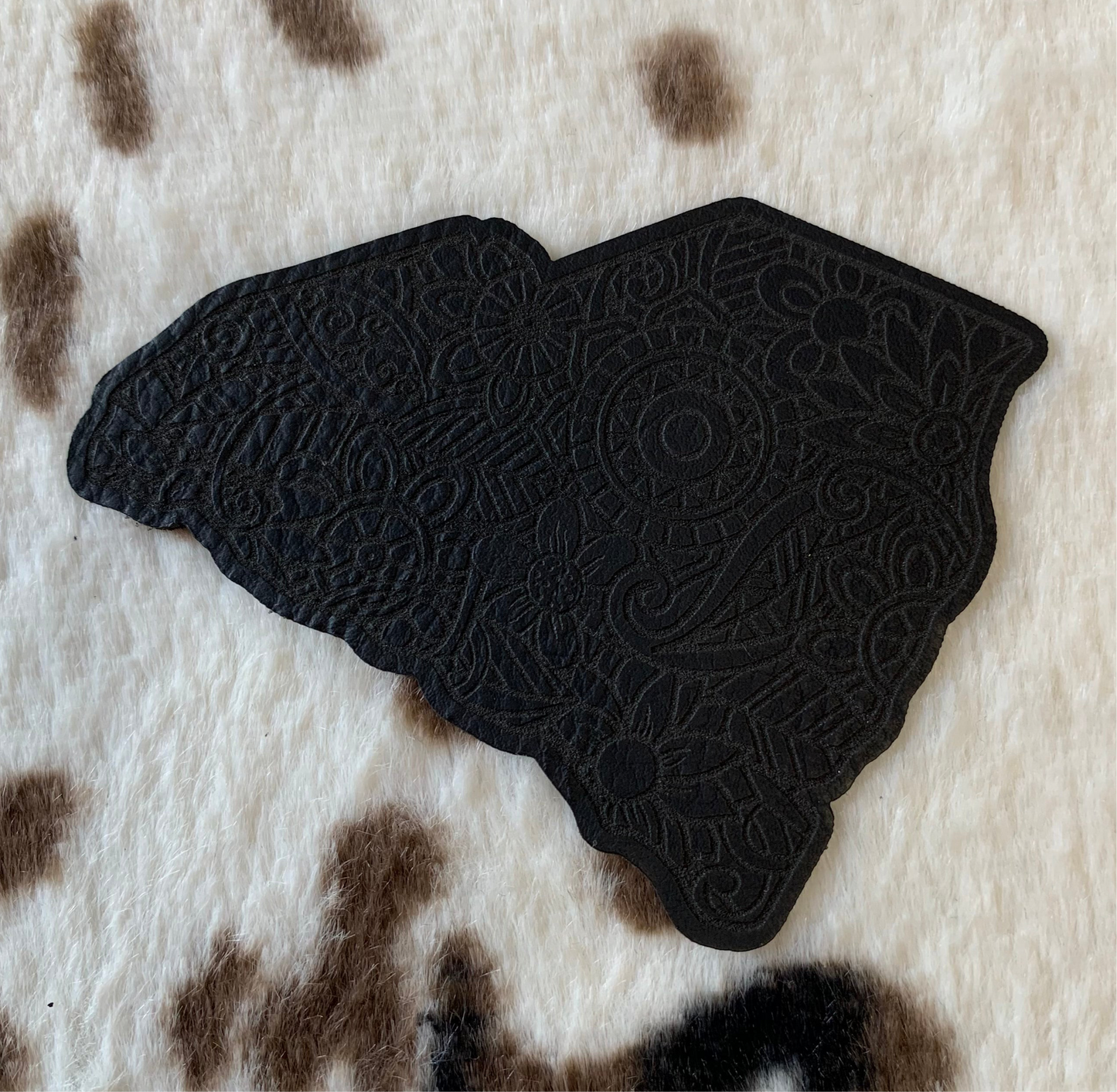 State Mandala- **Size will vary based on state selected** Leatherette Patch