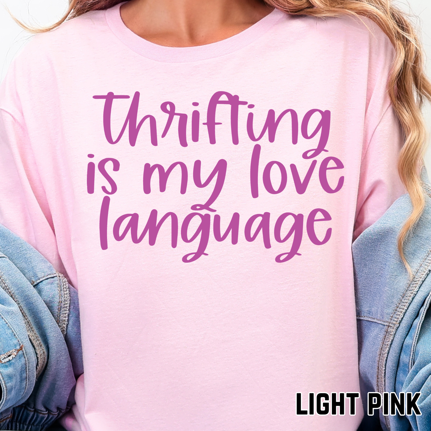 Thrifting Is My Love Language - Single Color DTF Transfer - 0741