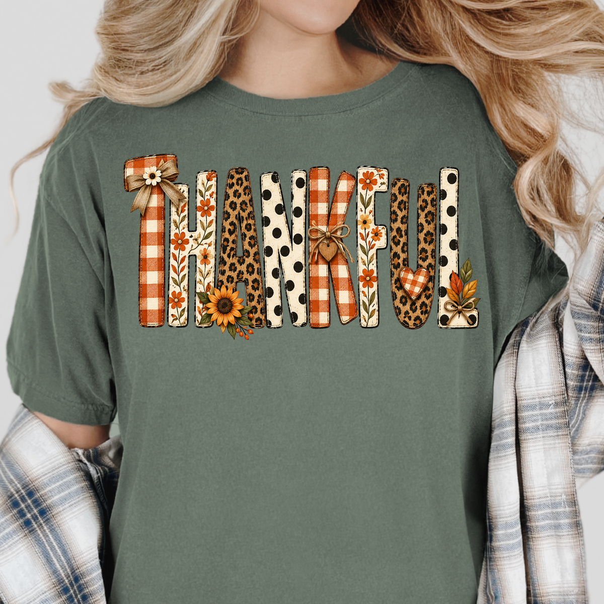Thankful - Full Color DTF Transfer - 0958