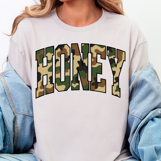Camo Honey - Full Color DTF Transfer - 0924