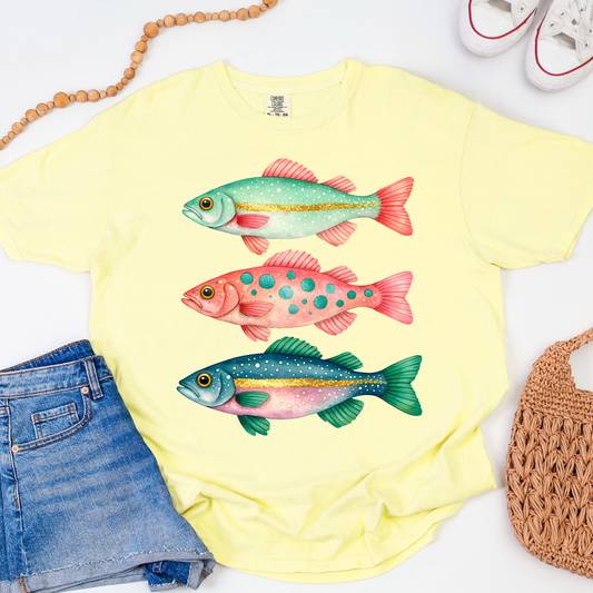 Bright Fish - Full Color DTF Transfer