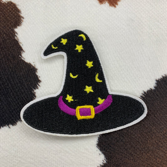 Witches Hat- " wide Embroidery Patch