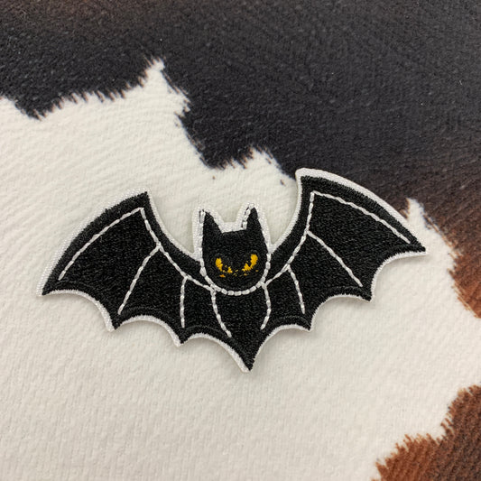 Batty Bats- 2.75" wide Embroidery Patch