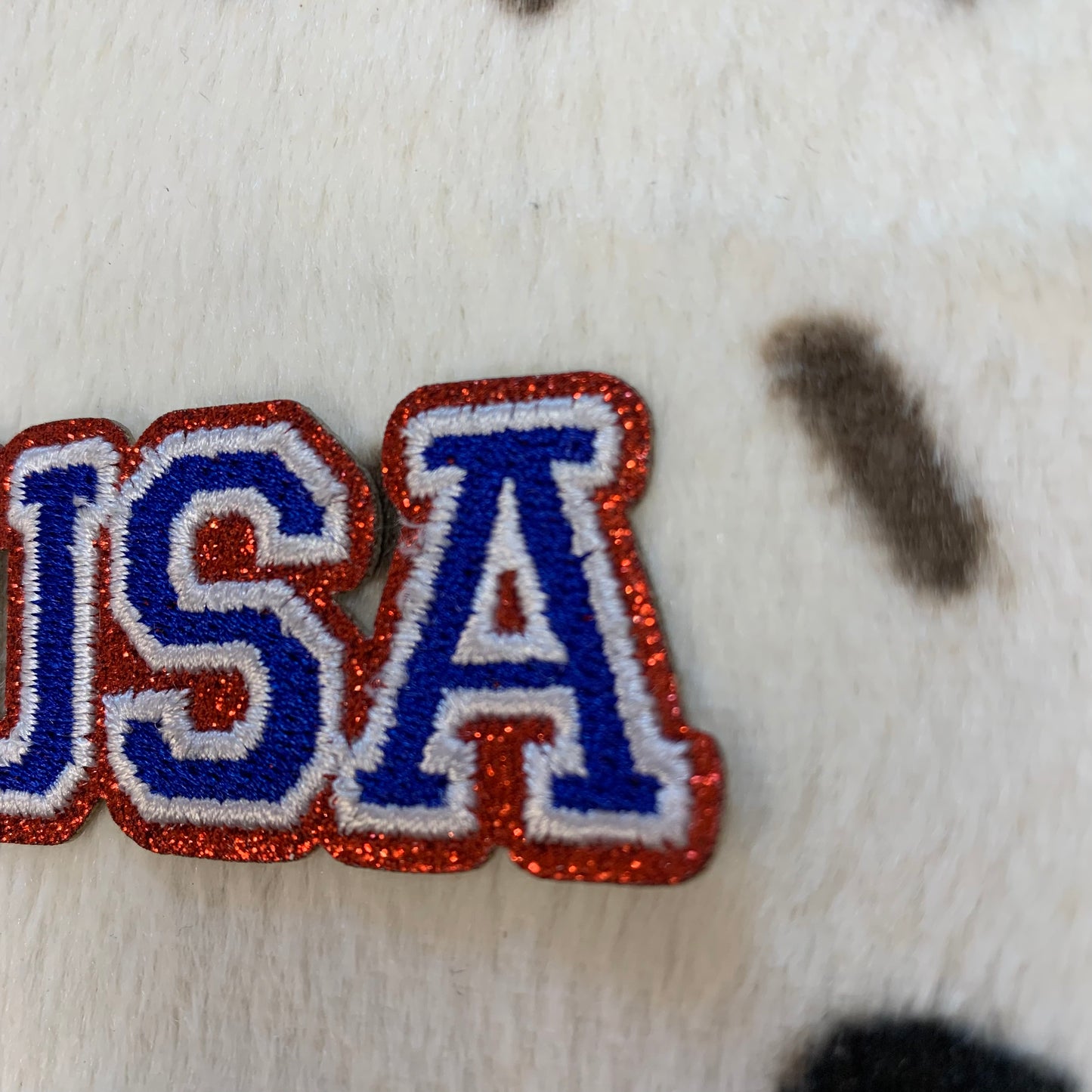 USA- 2.5" wide Embroidery Patch