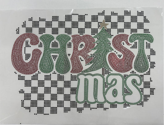 Christ-Mas- 11" wide Spangle