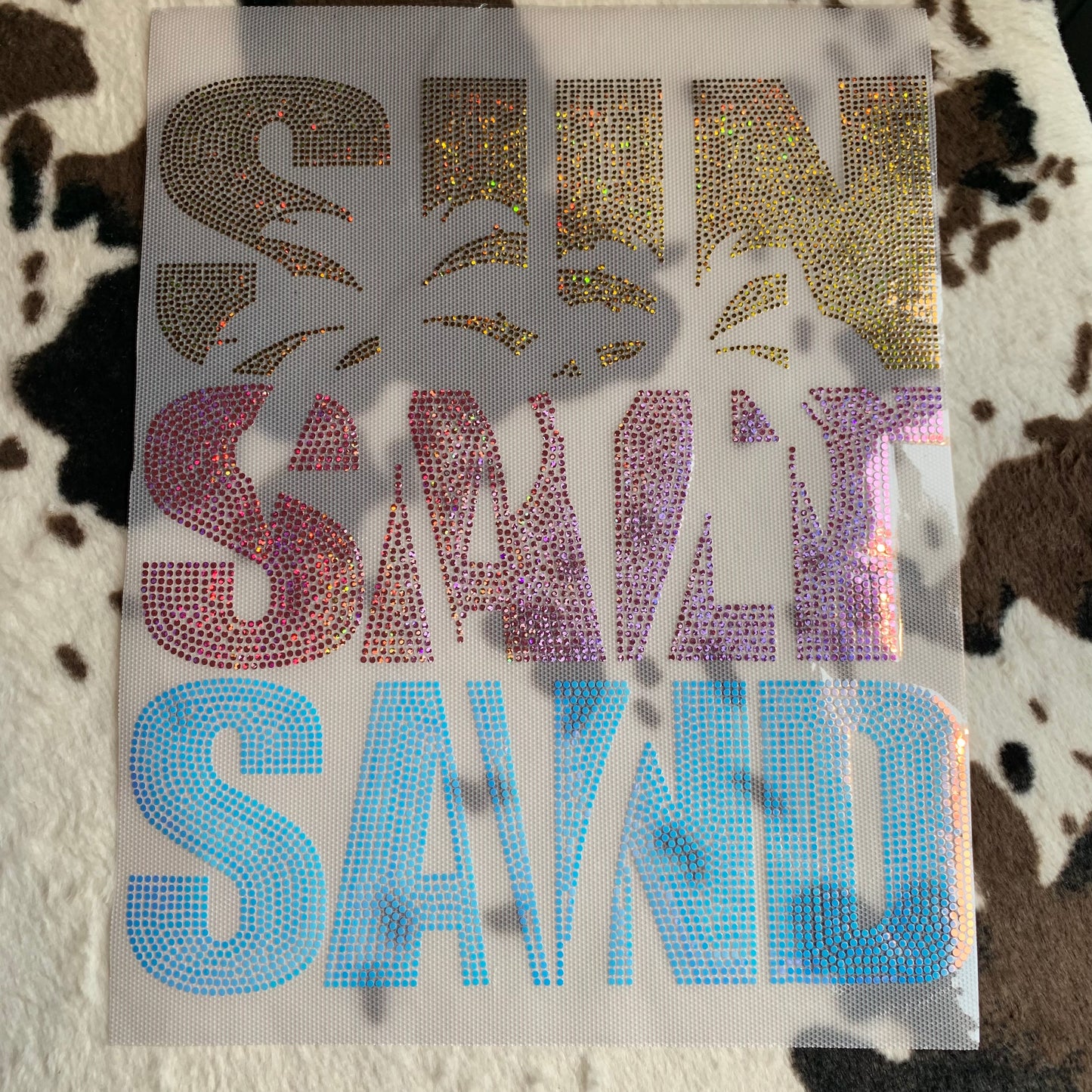 Sun Salt Sand- 11" wide Spangle