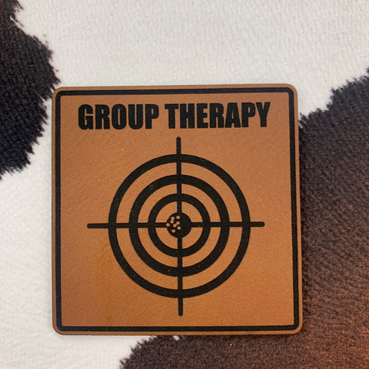 Group Therapy- “ wide x " tall Leatherette Patch