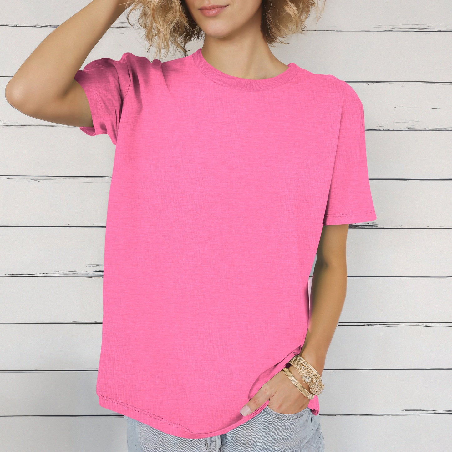 Heather Heliconia- Gildan Softstyle T-Shirt