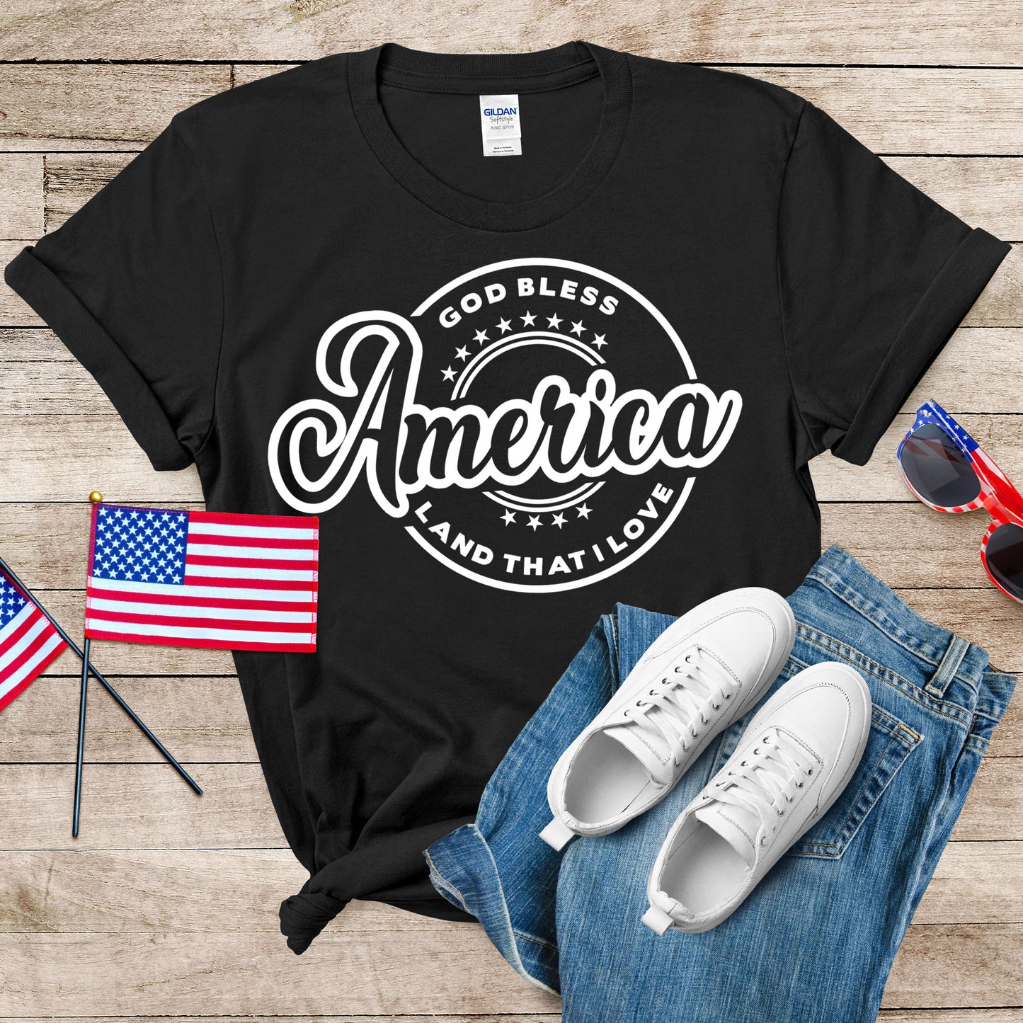 God Bless America- Land that I Love T-Shirt