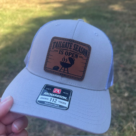 Tailgate Season is Open - Leatherette Patch