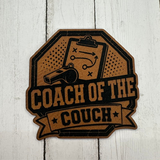 Coach of the Couch - Leatherette Patch