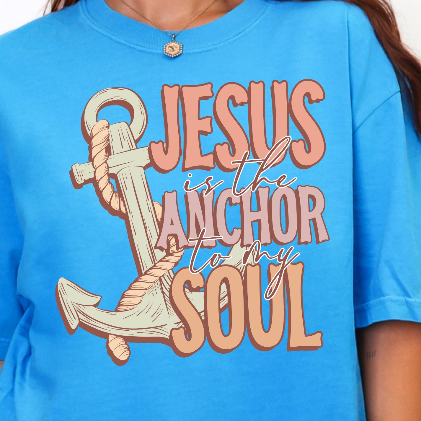 **PREORDER** Jesus is the Anchor For My Soul- DTF Transfer