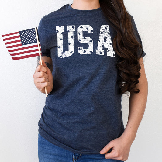 USA- Single Color (white)- 11.5" wide Plastisol Screen Print Transfer