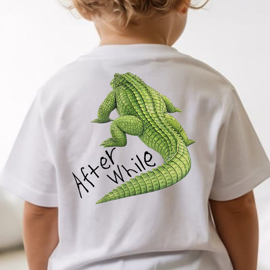 After While Crocodile-Full Color DTF Transfer