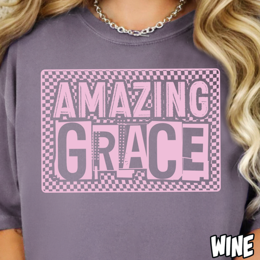 Amazing Grace- Single Color DTF Transfer