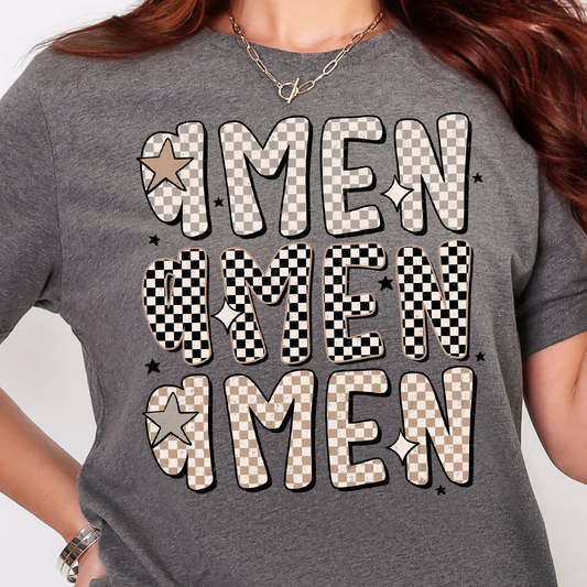 Amen Stacked-Full Color DTF Transfer