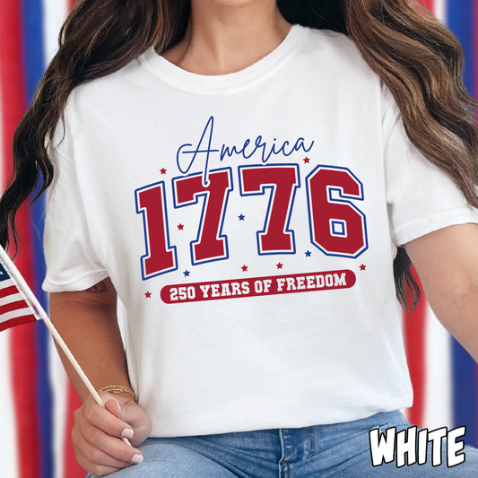 America 1776- 250 Years of Freedom-Full Color DTF Transfer