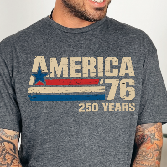 America 76, 250 Years-Full Color DTF Transfer