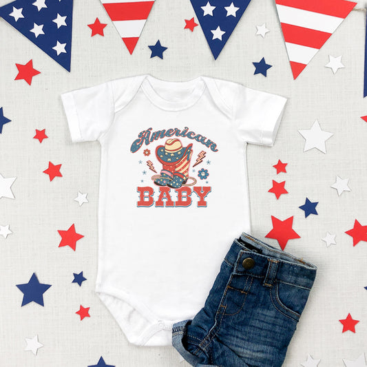 American Baby (infant) *full color matte clear film*- 4.5" wide Plastisol Screen Print Transfer