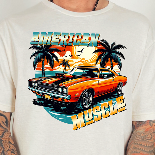 American Muscle- Full Color DTF Transfer