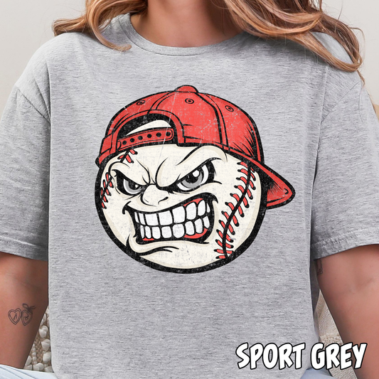Angry Baseball-Full Color DTF Transfer