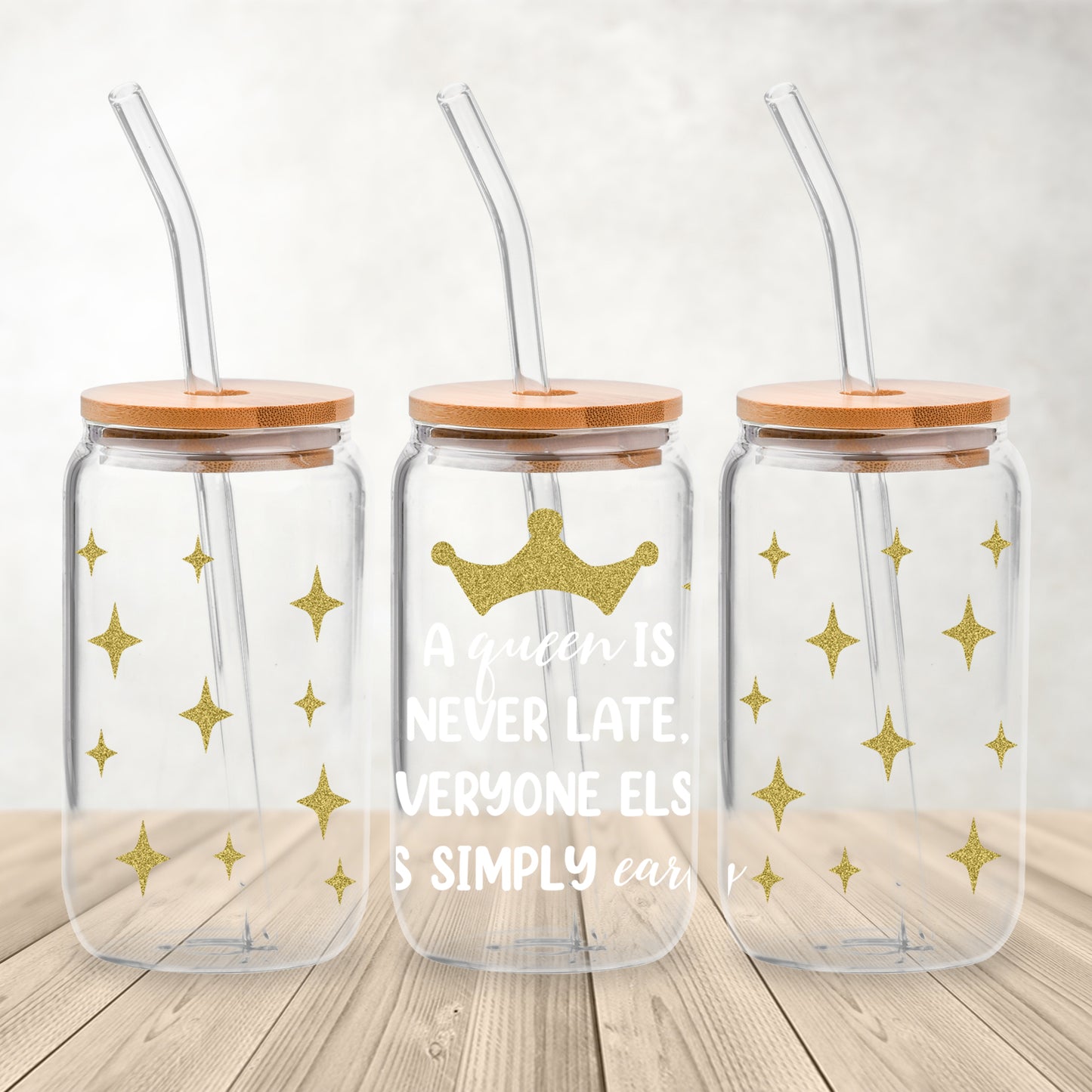 Princess Diaries...A Queen is Never Late UV DTF- 16oz Cup Wrap