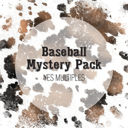 Baseball Mystery Pack- YES Multiples- 10 Plastisol Screen Print Transfers