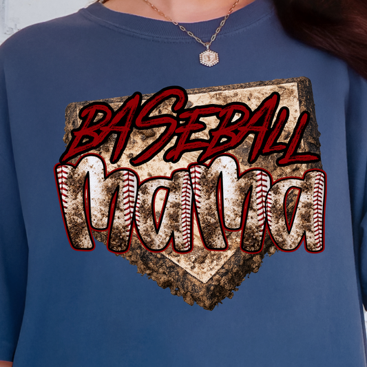 **PERSONALIZED** Baseball Home Plate with Name- Full Color DTF Transfer