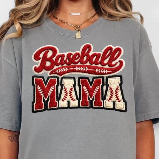 Baseball Mama Yarn- Full Color DTF Transfer