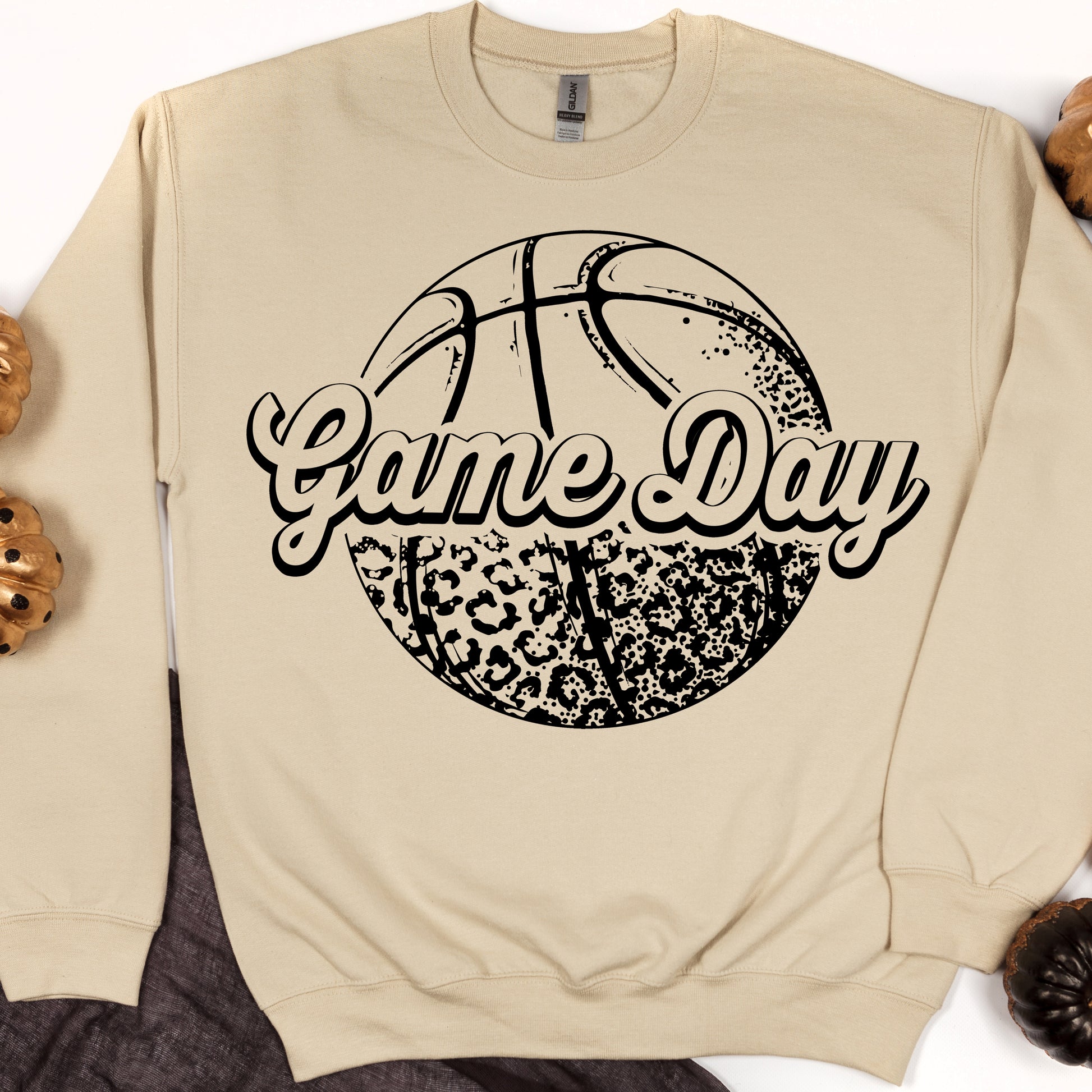 Basketball Game Day- Single Color (black)- 11.5