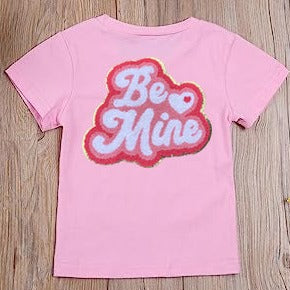 Be Mine- 7" wide Chenille Patch