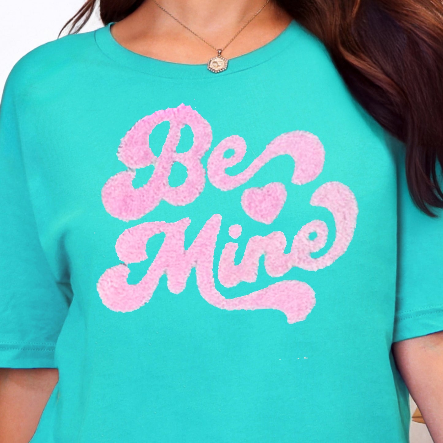 Be Mine- 11" wide Fluffy Patch