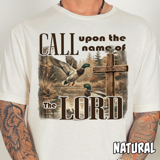 Call Upon the Name of the Lord-Full Color DTF Transfer