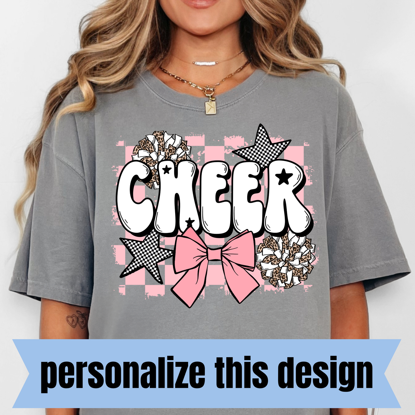 **PERSONALIZED** Custom Cheer Colors- Full Color DTF Transfer
