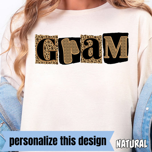 **PERSONALIZED** Cheetah Ransom- Full Color DTF Transfer