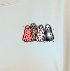 Cherry Ghosties (pocket)- 3.4” wide DTF Transfer