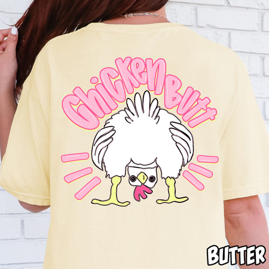 Chicken Butt-Full Color DTF Transfer