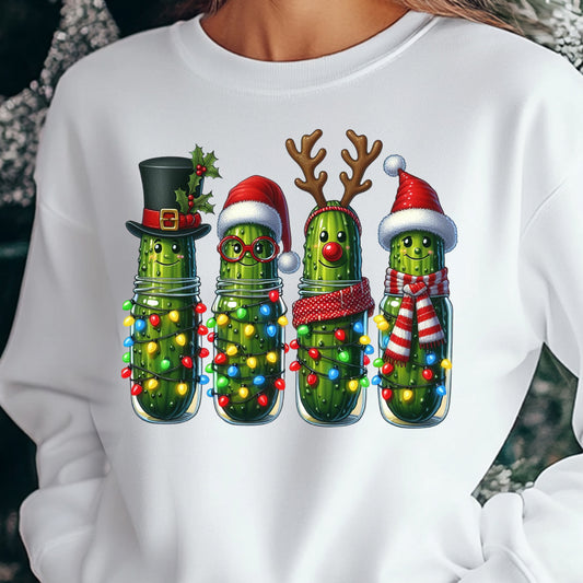 Christmas Pickles- 11" wide DTF Transfer