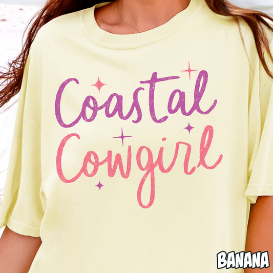 Coastal Cowgirl- Full Color DTF Transfer