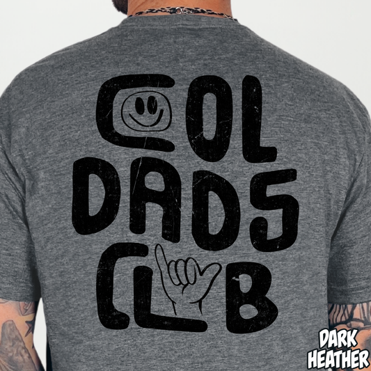 Cool Dads Club- Single Color DTF Transfer