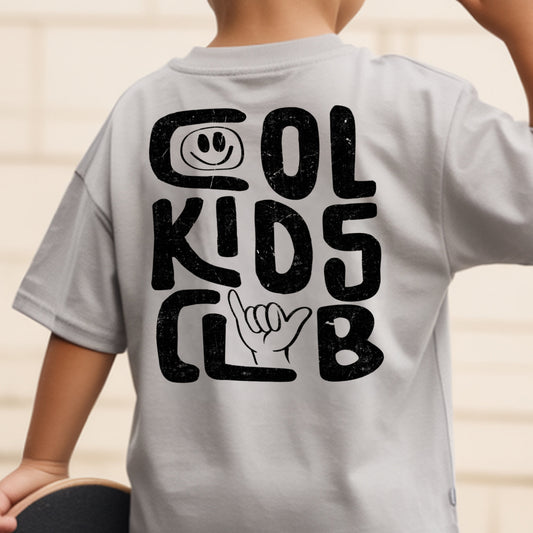 Cool Kids Club- Single Color DTF Transfer