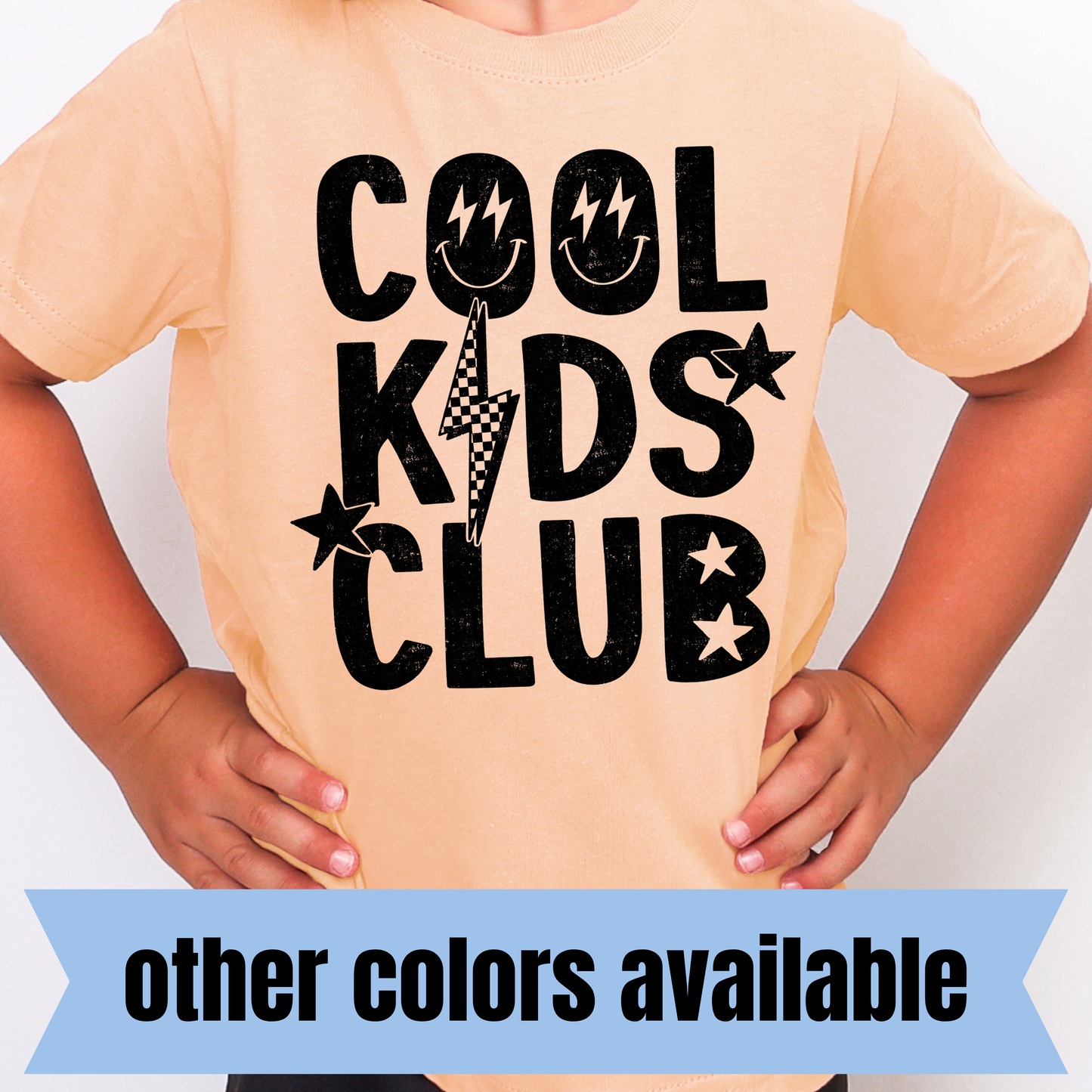 Cool Kids Club- Single Color DTF Transfer