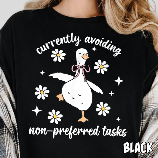 Currently Avoiding Non-Preferred Tasks- Full Color DTF Transfer
